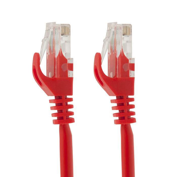 Patch Cord  |  Cat6,  Snagless  Red  7ft