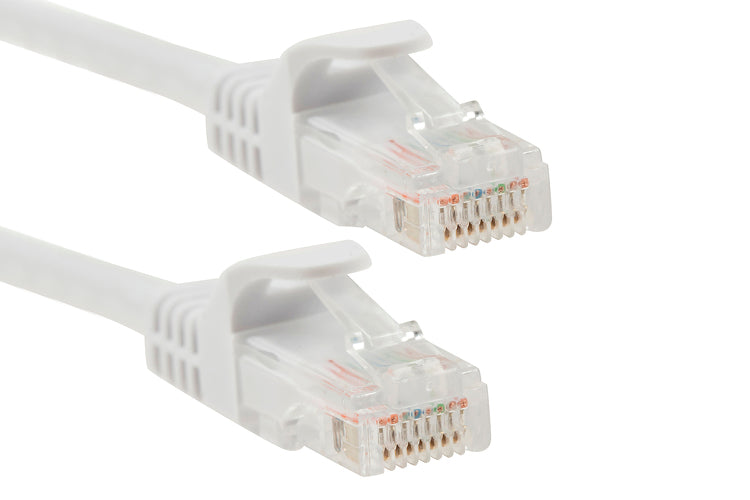 Cat6 patch cable Snaggles White 25ft