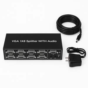 Conversions Technology Audio Video Splitter Active VGA Splitter 1×8