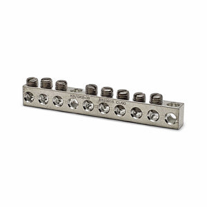 Conversions Technology Aluminum 8 Hole Neutral Bar - UL Certified