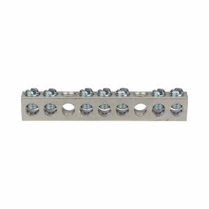 Conversions Technology Aluminum 9 Hole Neutral Bar 6 STR - 500 MCM