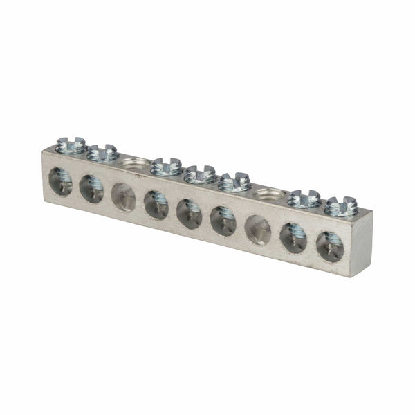 Conversions Technology Aluminum 9 Hole Neutral Bar 6 STR - 500 MCM
