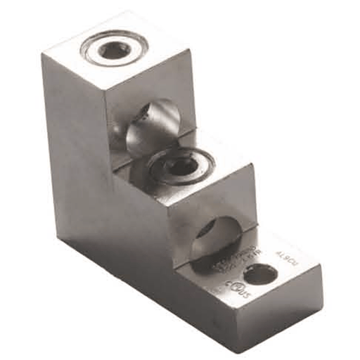 Conversions Technology Aluminum Panel Board Connector | 2 Barrel | 1 Hole Mount | Electro-Tin Plated
