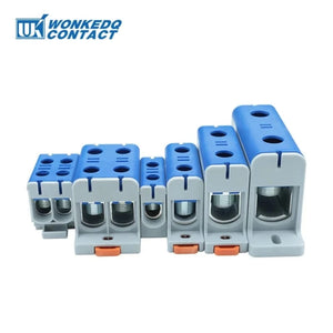 Conversions Tech Aluminum Power Distribution Block WKL 50/95/150/240 mm² Cable Connector Din Rail Terminal Block Box WKL50/WKL95/WKL150/WKL240