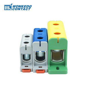 Conversions Tech Aluminum Power Distribution Block WKL 50/95/150/240 mm² Cable Connector Din Rail Terminal Block Box WKL50/WKL95/WKL150/WKL240