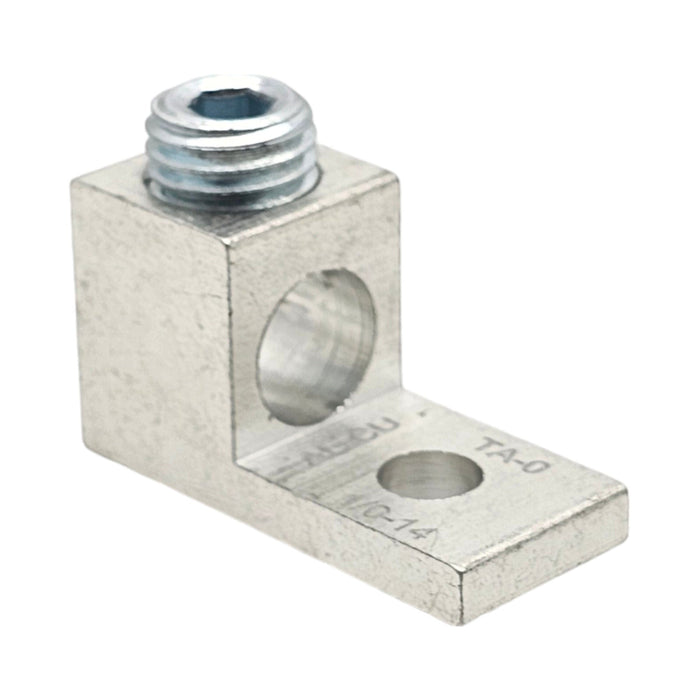 Conversions Technology Aluminum Single Barrel Connectors 14 AWG - 1/0 AWG - 1/4"