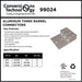 Conversions Technology Aluminum Three Barrel Connectors 2 AWG min. to 600 kcmil max. 1/2 Inch Bolt Size