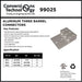 Conversions Technology Aluminum Three Barrel Connectors  350 kcmil min. to 800 kcmil max. 1/2 inch Bolt Size