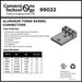 Conversions Technology Aluminum Three Barrel Connectors 6 AWG min. to 250 kcmil max. 1/2 Inch Stud Size