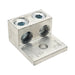 Conversions Technology Connectors Aluminum Two Barrel Connectors One-Hole Mount 14 AWG - 2/0 AWG - 1/4"