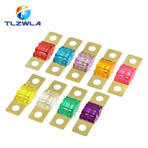 Conversions Tech 5PCS / 90A ANS FUSE 20A 30A 40A 50A 60A 70A 80A 100A 125A 150A 175A ANL Gold Plated Stud Car Fuses Mini Car Stereo Audio AFS Fuse