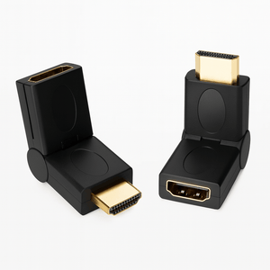 Conversions Tech A/V Adapter Audio Video Adapter  |  HDMI Female  to  HDMI Male,  Rotating