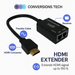 Conversions Tech Audio Video Extender Audio Video Extender  |  HDMI Extender by CAT-5e/6 Cable