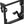 Conversions Technology Wall Plates AV Wall Plate | Low Voltage Bracket | 2 Gang, Black  Easy Install