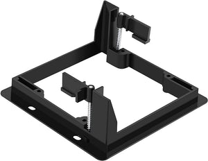 Conversions Technology Wall Plates AV Wall Plate | Low Voltage Bracket | 2 Gang, Black  Easy Install