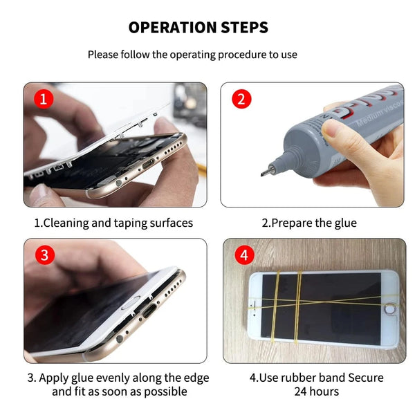 Conversions Tech B7000 3ML Glass Plastic Universal DIY Glue B-7000 Clear Contact Phone Repair Adhesive 5/10/20/50 Pieces