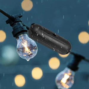 Conversions Tech 210mm*70mm Black Outdoor Waterproof Seal Housing Box Electric Extension Cords Safety Cover Extension Cord Cover Connection Box Outdoor