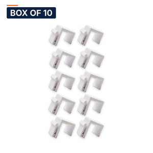 Conversions Tech Keystone Box of 10 ($0.47 ea) Blank Keystone Insert, White | Fills Unused Plate Port | 5100-030