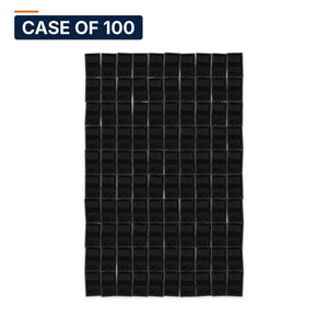 Conversions Tech Wall Plates Case of 100 ($0.35 ea) Blank Wall Plate, 1-Gang, Black | Covers Unused Box | 5100-009