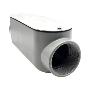 C Conduit Body 1-1/2 in. Threaded, Rigid/IMC, Copper-Free Aluminum, with Cover & Gasket