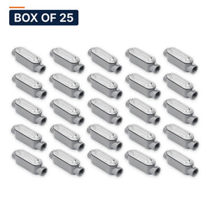 C Conduit Body 1/2 in. Set-Screw, EMT, Copper-Free Aluminum, with Cover & Gasket
