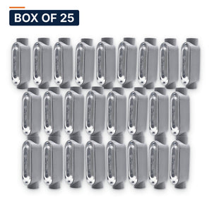 Conversions Tech Electrical > Conduit Fittings > Conduit Bodies Box of 25 ($5.40 ea) C Conduit Body 1 in. Threaded, Rigid/IMC, Copper-Free Aluminum, with Cover & Gasket | 675-30013