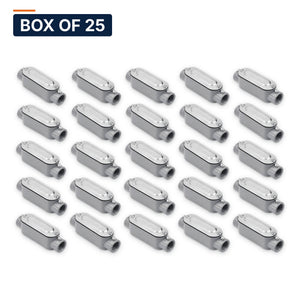 C Conduit Body 3/4 in. Set-Screw, EMT, Copper-Free Aluminum, with Cover & Gasket