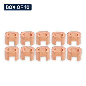 Conversions Tech Electrical > Connectors > Neutral Bars Box of 10 ($13.39 ea) C-Tap Compression Grounding Connector #6-2 AWG Str | 1/4" Rod Run, UL467