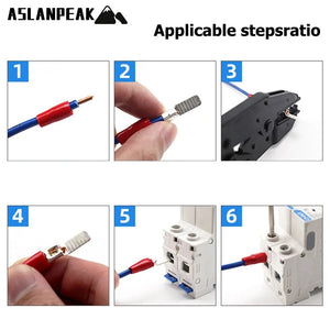 Conversions Tech C45 Copper silver plating terminal Circuit Breaker plug Pin-Shaped Cable Wire Lug Insert Crimp Terminal C45 Air Switch Lug