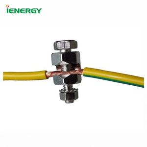 Conversions Tech photovoltaic components Cable Insulated Terminal Copper Screw Lugs Solar Panel Earthing Clamps Solar Grounding Clips