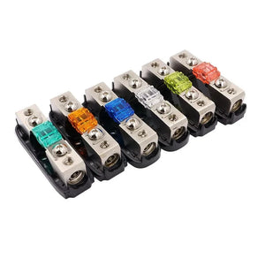 Conversions Tech Car Audio Fuse Power Fuse Holder 30-150A Stereo Audio Single Way AGU Fuse Holder Power Distribution Block Fusebox Car Fuse