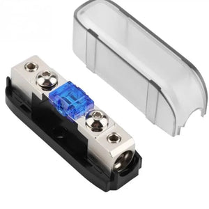 Conversions Tech Car Audio Fuse Power Fuse Holder 30-150A Stereo Audio Single Way AGU Fuse Holder Power Distribution Block Fusebox Car Fuse