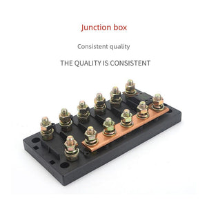 Conversions Tech 5 Seat Car Overcurrent Safety Plate Seat 8M Bolt Binding Post RV Restoration High Current Fuse Fuse Box Seat