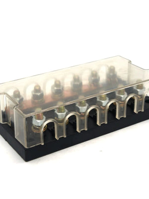 Conversions Tech Car Overcurrent Safety Plate Seat 8M Bolt Binding Post RV Restoration High Current Fuse Fuse Box Seat