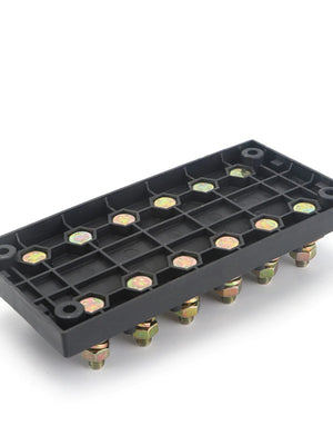 Conversions Tech Car Overcurrent Safety Plate Seat 8M Bolt Binding Post RV Restoration High Current Fuse Fuse Box Seat