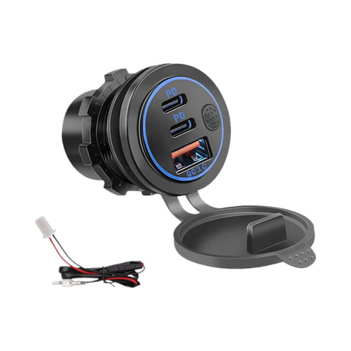 Conversions Technology Car USB Charging Port Converter Socket  | Fast 75W Dual Charger