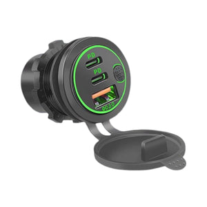 Conversions Technology Car USB Charging Port Converter Socket  | Fast 75W Dual Charger