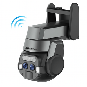 Conversions Tech Carecam Pro 4K 8MP Dual Lens Wireless Camera Human Detection 10X PTZ Zoom Color Night Vision CCTV  Intelligent Monitoring Camera