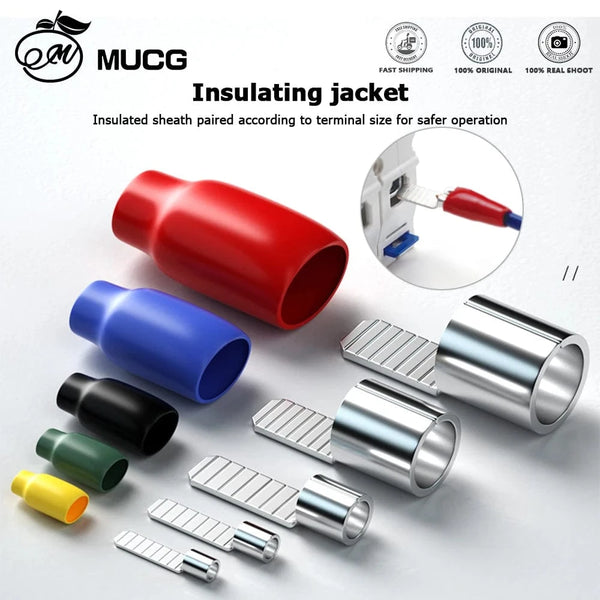 Conversions Tech Circuit Breaker plug Pin-Shaped Cable Wire Lug Insert Crimp Terminal C45 Air Switch Lug C45 - 16 14 12 10 8 6 4 2 1 2/0 AWG