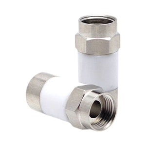 Conversions Technology Coax Accessories Coax Connector |  PRO RG6 F Push On Connector | no tool required [100 pcs bag]