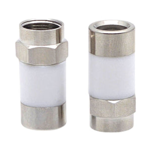 Conversions Technology Coax Accessories Coax Connector |  PRO RG6 F Push On Connector | no tool required [100 pcs bag]