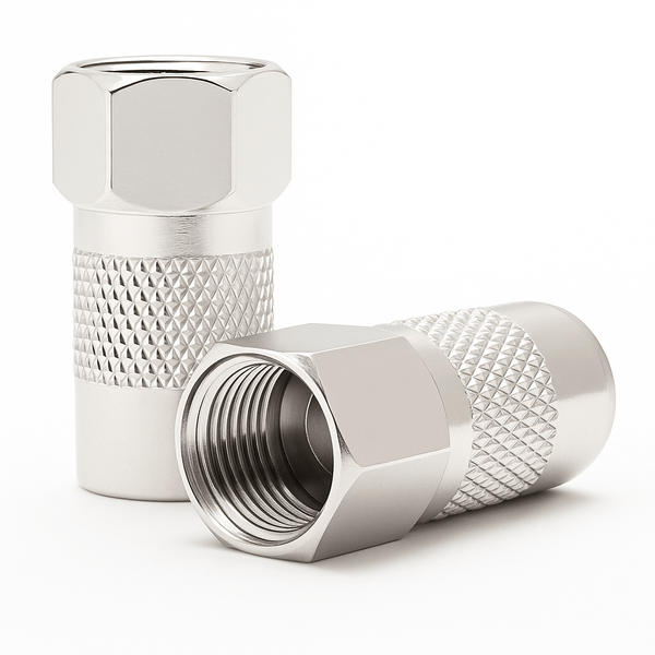 Conversions Technology Coax Accessories Coax Connector |  RG6 F Push On Connector | no tool required