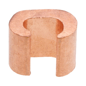 Conversions Technology Compression Grounding C-TAP Connector, #1-2/0 AWG Str, 3/8" Rod Run, #1-2/0 AWG Str Tap