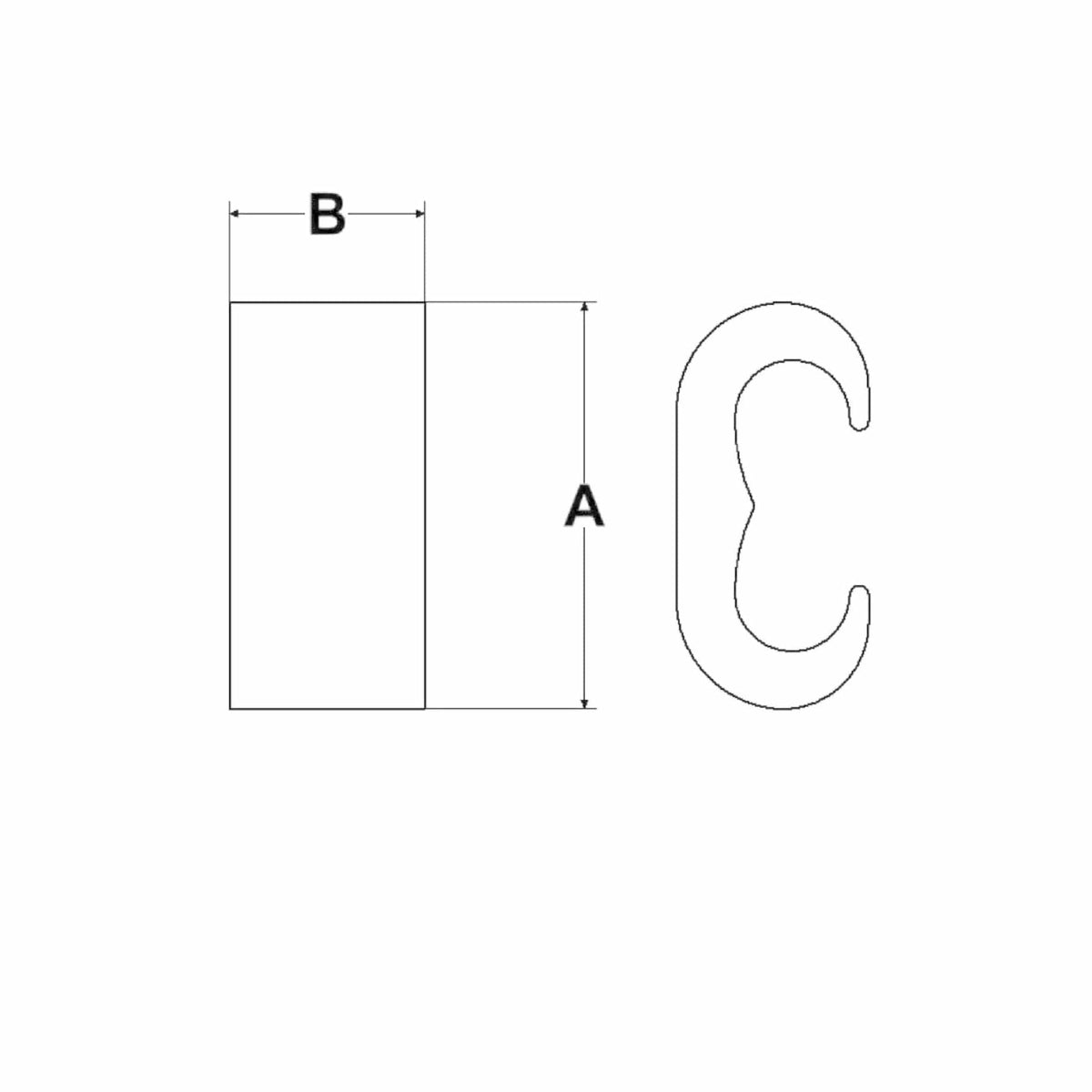 Compression Grounding C-TAP Connector, 6 AWG Sol/Str, 1/4