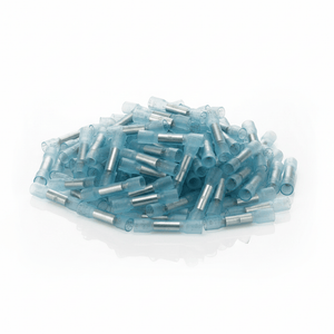 Conversions Tech Conversions Tech Heat-Shrink Butt Splice Connector (14–16 AWG, Blue) 100 pcs bag Sealed Crimp Splice