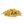 Conversions Tech Conversions Tech Nylon Insulated Ring Terminal, Yellow — 12–10 AWG, #10 Stud