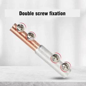 Conversions Tech Copper aluminum joint GTL25/16 Screw fixation quick Cable Crimp Terminal Wire middle Connector Bimetallic With Heat Shrink Tube