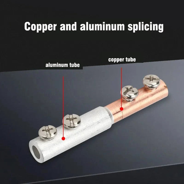 Conversions Tech Copper aluminum joint GTL25/16 Screw fixation quick Cable Crimp Terminal Wire middle Connector Bimetallic With Heat Shrink Tube