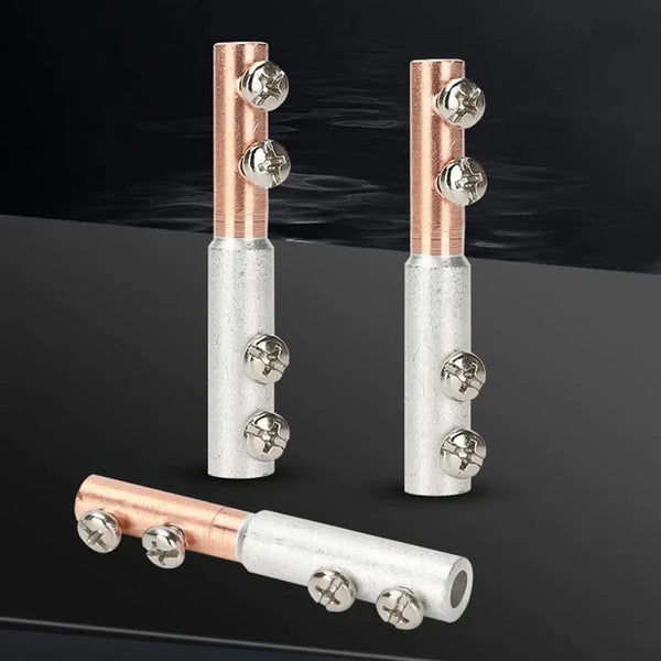 Conversions Tech Copper aluminum joint GTL25/16 Screw fixation quick Cable Crimp Terminal Wire middle Connector Bimetallic With Heat Shrink Tube