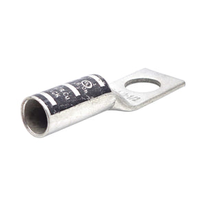 Conversions Technology Copper Long Barrel One Hole Compression Lug 2/0 AWG 1/2-inch Bolt Size